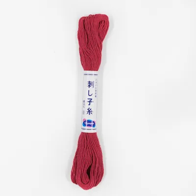 Sashiko Style 6-Strand Cotton Solid Color Embroidery Thread 20m