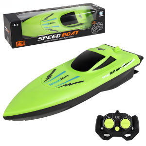 Kids Waterproof & Ultra-Fast Remote Control Boat Lightweight RC Water Racer for Pool Fun Toys Ideal Birthday Gift for Children