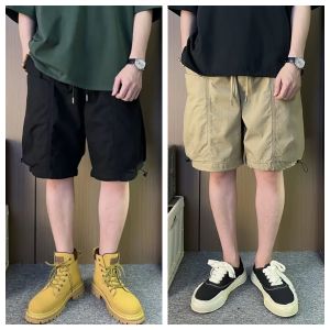 Quần Short Công Sở Mùa Hè Cỡ Lớn Cho Nam Quần Short Thường Ngày Rộng Rãi Thoáng Khí Có Túi Lớn Quần Short Thể Thao