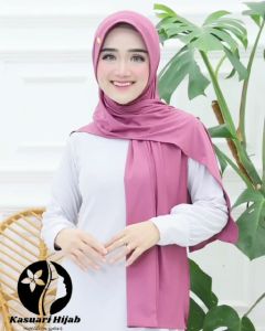 PASMINA PET ZAHRA OVAL-JERSY ZOYA-KASUARI HIJAB STYLE