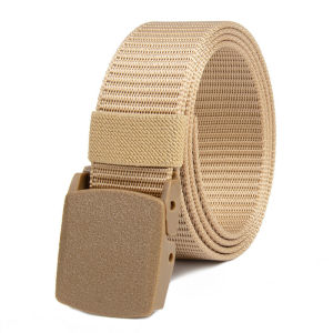 Men Women Jeans Belts 120cm With Buckle Adjustable Belt Metal Free Belts Outdoor Hunting Multifunctional Tactical Canvas Belt