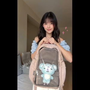 Elecom BM-OGBP02MBK Backpack Size M Front Parts Removable Mimicry Mode Pushing Activity