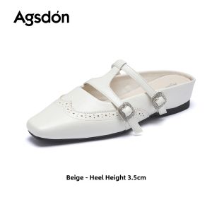 Agsdon | Aesthetic Mary Jane Flats Slip-on Womens Shoe
