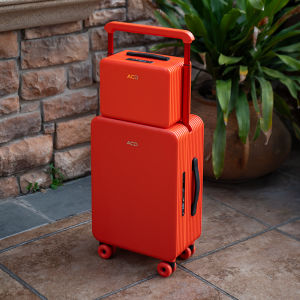 ACD | Cabin-friendly Orange Luggage