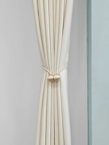 [Bundle of 2]Creative Magnetic Curtain Tie Rope Window Curtain Backs Tie Magic Household Decor Buckle