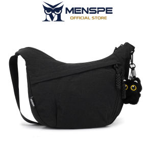 MENSPE Mens Chest Bag Shoulder Bag Large Capacity Shoulder Bag Wear-resistant Cross body Shoulder Bag Cat Bag Pendant Shoulder Bag Leisure Shoulder Bag
