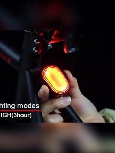 Q3 LED Bicycle Light Set Bike Headlight Waterproof IPX4 Rear Lights USB Charge Cycling Tail Light MTB Lights