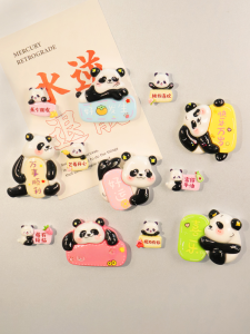 Cute Meaning Auspicious Panda Refridgerator Magnets China Sichuan Chengdu Tourism Souvenir Cultural Creative Gift Home Decoration