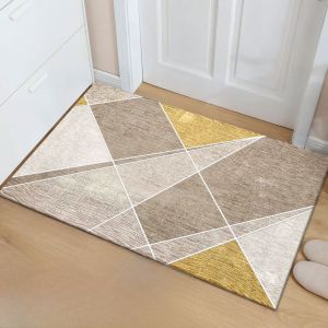 Simple Nordic Anti-Slip Mat Bathroom Floor Carpet Bedroom Door Mat Water Absorbent Home Entrance Hallway Foot Mat