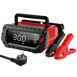 Sạc Pin Ô Tô Thông Minh 12V/30A 24V/16A 6V/10A Cho Xe Máy Axit Chì AGM GEL Lithium LiFePo4 Sửa Chữa Tự Động 1.8Kg