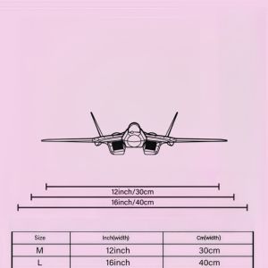 CIFbuy | CIFBUY Su-57 Front Metal Wall Art Aviation Decor Aircraft Wall Decor Pilot Gift Aviation Gift Home Decor