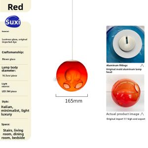 Stylish Staircase Designer Glass Pendant Light