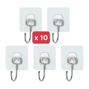 Móc Treo Đồ Dán Tường Inox Chịu Lực Cao Chống Thấm Nước Tiện Dụng Cho Nhà Tắm Nhà Bếp