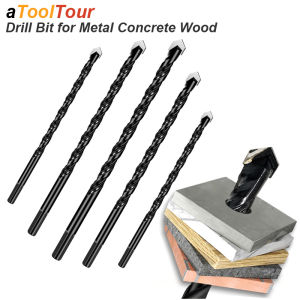 Concrete Tile Metal Drill Bit Masonry Carbide For Glass Ceramic Brick Plastic Wood Mason Ceramic Wall Hole Saw Extension Long
