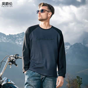 Enjeolon | Heavy Brushed Fleece Raglan Sleeve Long Sleeve T-Shirt 300G