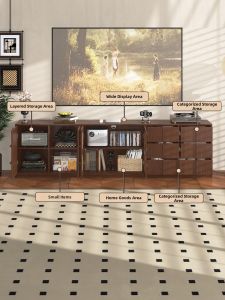 Spacious & Multifunctional Living Room Storage Cabinet