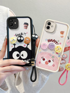 Creative Silicone Phone Case for Samsung Galaxy A06 A07 A05S A02S A03S A04 4G Protective Cover Female Style Cartoon Design