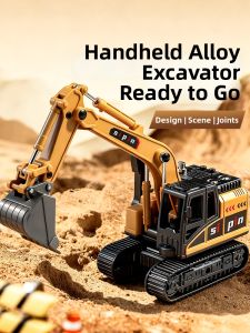 QIMINGXING | Boys Alloy Engineering Vehicle Model Toy Inertial Car