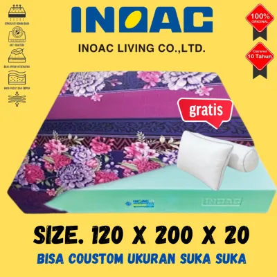 kasur busa 120x200x20 INOAC EON D23 garansi 10 tahun