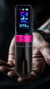 Brand New TANG Wireless Tattoo Machine 2.4mm-4.2mm Adjustable Stroke 37mm Grip Custom Motor 2300mAh Battery Pen