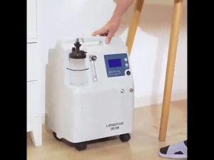 5 Liter Oxygen Generator 93±3% with 2in1 Nebulizer Adjustable Flow Rate 0.5-5L/Min Lcd Screen Quiet Sound ≤43Db for Home Use.