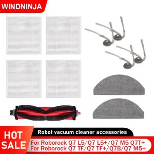Main Side Brush Mop Pads HEPA Filter For Roborock Q7 L5 L5+  Q7 M5 M5+  Q7 TF TF+  Q7T+ Q7B  Robot Vacuum Cleaner Accessories