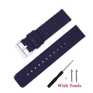 12 14 16 18 20 22mm Quick Release Woven Nylon Watch Strap Replacement for Universal Weave Canvas Band Bracelet for Huawei GT4