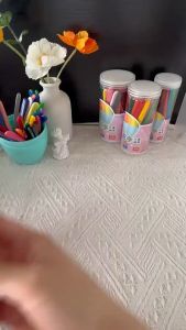 Water-Drop Shape Crayons for Kids  Non-dirty Hands Toddler Childrens Graffiti Painting Brush Safe and Non-toxic