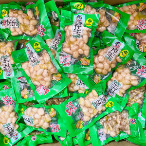 Japanese Pepper Peanut Pickled Peppers Snacks Red Peanut Braised Boiled Peanut Small Package Antipasuto Cooked Food a Whole Box