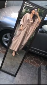 KAFTAN SATIN TERBARU // FASHION MUSLIM WANITA // BAJU CASUAL WANITA // KAFTAN DRESS LEBARAN // KAFTAN POLOS