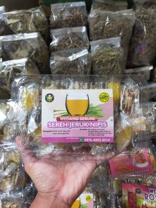 Wedang seruni - wedang sereh jeruk nipis - minuman herbal - kesehatan alami - meningkatkan imunitas - isi 10 - original Jogja