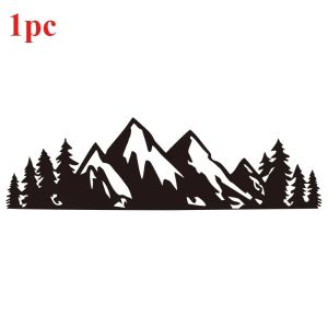 Mountain Tree Waterproof Car Body Decoration Stickers Truck Bumper Trunk Decor Accesorios Decorativos Auto Adhesive Decals
