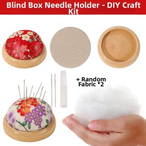 DIY Cloth Pincushion Wood Base