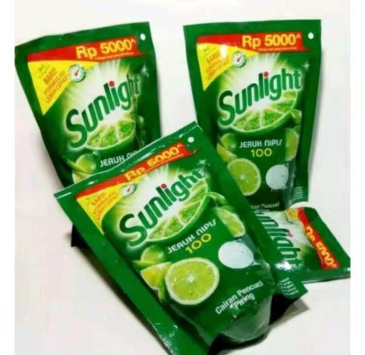 SERBA 5000 SUNLIGHT JERUK NIPIS 210ML - KEMASAN POUCH - SABUN PENCUCI ...