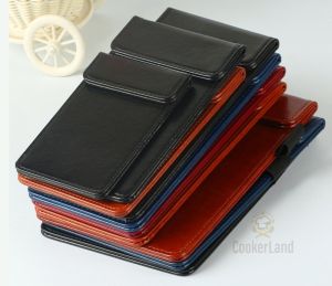 Leather Cash Bill Receipt Holder Restaurant Cafe Hotel Cashier Register Accessory Pemegang Bil Kulit