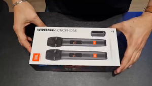 Jbl Digital Wireless Microphone Professional Handheld Wireless Dual microphone and UHF Universal Receiver
