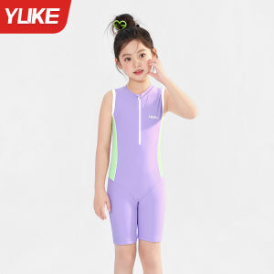 YUKE | New Girls One-Piece Sleeveless Professional Training Quick-Dry Swimwear