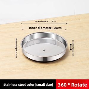 JUMEISHI | Rotary Spice Storage Rack Stainless Steel