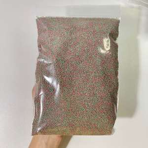 อาหารปลาสวยงาม นำเข้าจากไต้หวัน🐠สำหรับปลาหางนกยูง ปลาคาร์พ และปลาสวยงามทั่วไป สูตรเร่งโต-เร่งสีพิเศษ เม็ด 2สี ขนาด 10-500 กรัม