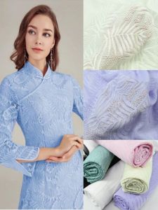 Vải Dệt Kim Hoa Rỗng Lớn Vải Áo Sơ Mi Vải Trang Trí Nhà Vải Vải Polyester Vải Trang Phục Vải Thủ Công DIY