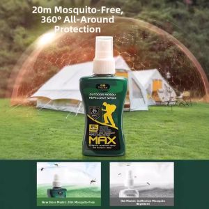 MONLEYTA | Outdoor Mosquito Repellent Water Spray Camping Fishing Bug Spray Deet Free Long Lasting Scentless Skin Friendly