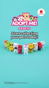 【READY STOCK】 McDonalds McDonald McD Mekdi McDonalds Happy Meal Toy Adopt Me 2023 Roblox Adopt Me! Dragon Unicorn Zebra Lion Bee Penguin Red Cardinal Crocodile Cow Chipmunk Squirrel Bird