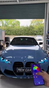 RGB Angel eye DRL Module LED Board 63119851052 Multiple Colors For BMW M3 M4 G80 G22 G82 G23 G26 430I M440i CSL Laser Headlight