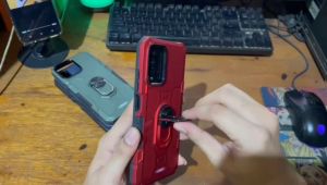 Casing Hp Untuk Realme C55 Case Robot Hit Eye Whit Ring Transformer Phantom Hybrit Armor