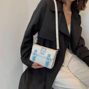 Cute Diagonal Bag Summer New Fashion Single Shoulder Versatile Small Square Bag Fresh Girl Casual Underarm Bag