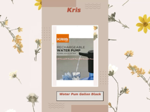 Kris Gallon Pump Black Pompa Air Galon Bisa Charge Usb Warna Hitam Dispenser Air Elektrik Aqua Krisbow Krischef
