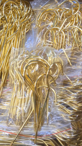 (10 pcs) Hook Bulat Gold 10 / 15 / 20 cm Pengait Hanger Kaitan Gantungan Baju Emas Premium