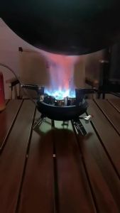 Campingmoon | Bếp Gas Cắm Trại Di Động BRS-201A 16000W Đầu Đốt Gas Propane Butan Áp Suất Cao Với Hệ Thống Đánh Lửa Piezo Dùng Cho Trường Hợp Khẩn Cấp Ngoài Trời