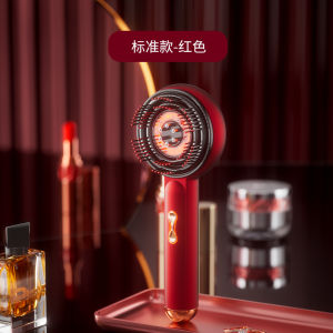 Electric Oil Applicator Head Kneading Massage Comb Scalp Relax Massager 660nm Red Light Hair Growth Comb Anti-Hair Loss Hair Care Hairbrush Essence Oil Nourishes Scalp Brush