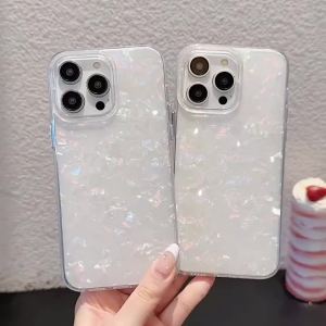 Luxury Shell Pattern Laser Phone Case for IPhone 17 Air 16 15 14 13 12 11 Pro Max Plus 17Air 17Pro 16Pro Shockproof Bumper Cover